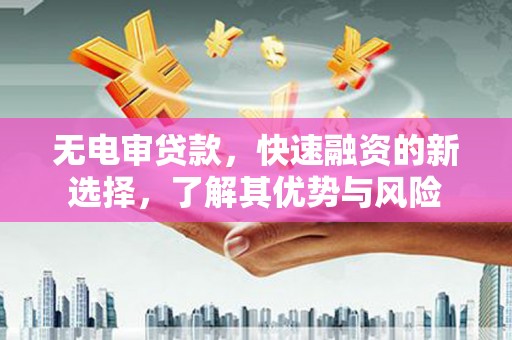 永川无电审贷款，快速融资的新选择，了解其优势与风险