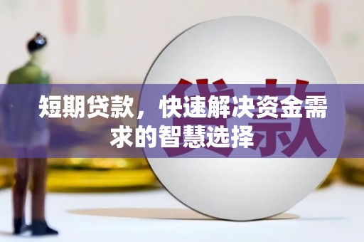 阳新短期贷款，快速解决资金需求的智慧选择