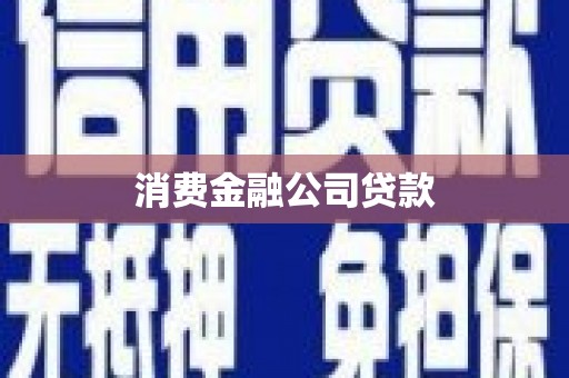 郸城消费金融公司贷款