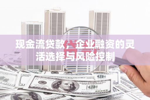清城现金流贷款，企业融资的灵活选择与风险控制