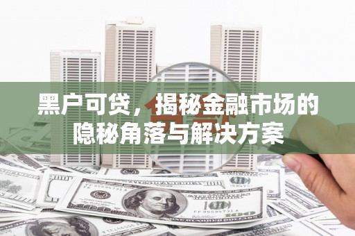 天元黑户可贷，揭秘金融市场的隐秘角落与解决方案