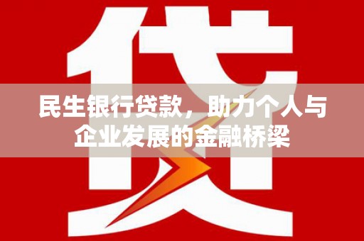 阿里山民生银行贷款，助力个人与企业发展的金融桥梁