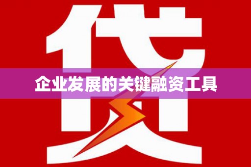 东乡族企业发展的关键融资工具