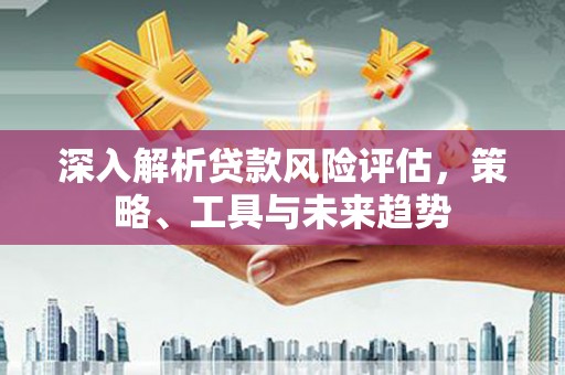 颍上深入解析贷款风险评估，策略、工具与未来趋势