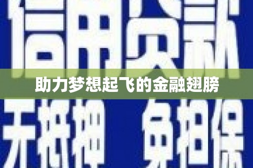崇州助力梦想起飞的金融翅膀