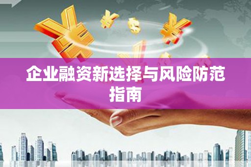 金寨企业融资新选择与风险防范指南